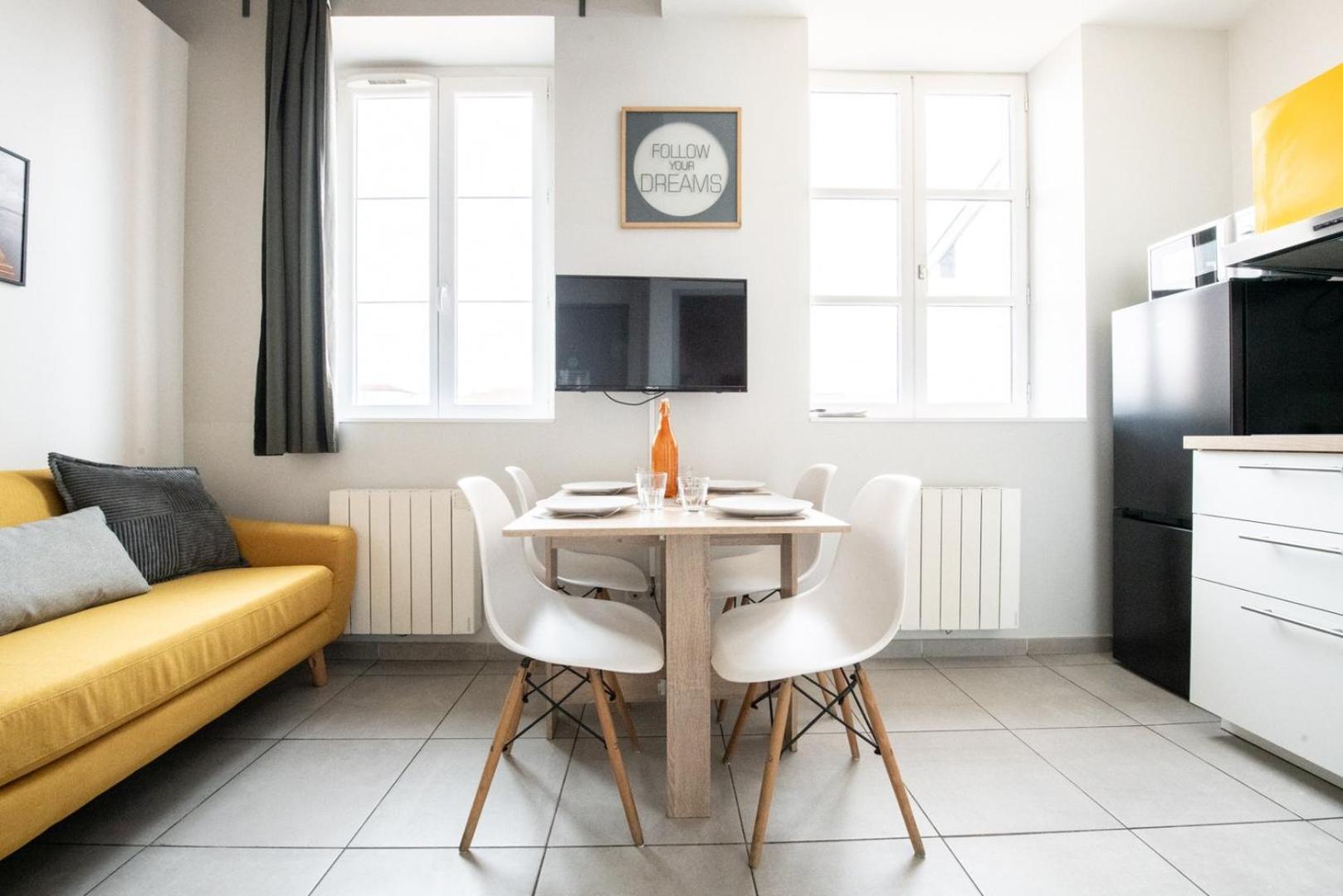 Duplex Scandinave A Cosy Et Calme - Lyon Part-Dieu מראה חיצוני תמונה